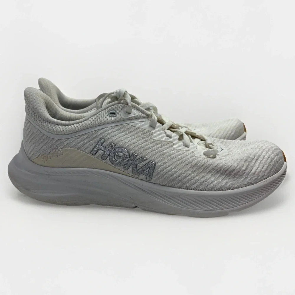 Hoka One One Women’s Solimar 1123075 White Running Shoes Sneakers Size 9.5B Run
